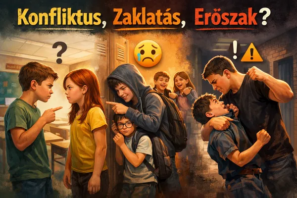 Konfliktus, zaklatás, erőszak? - hogyan reagáljunk?