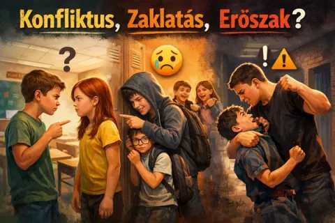 Konfliktus, zaklatás, erőszak? - hogyan reagáljunk?