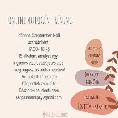 Online Autogén Tréning
