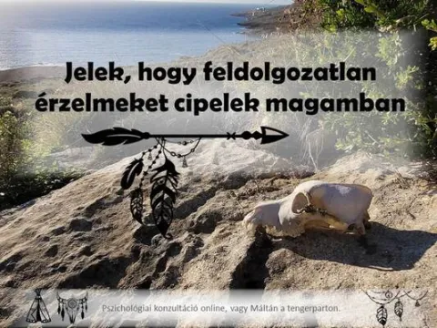 Jelek, hogy feldolgozatlan érzelmeket cipelek magamban