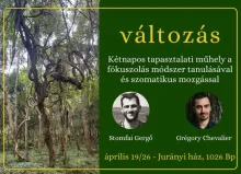 Kétnapos műhely a fókuszolás módszer tanulásával és szomatikus mozgással