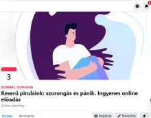 Szorongás és pánik - ingyenes online előadás
