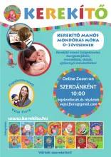 Kerekítő baba-mama foglalkozás Zoom-on